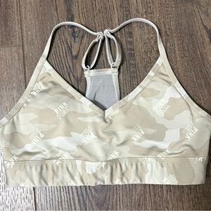 PINK Victoria's Secret Beige Camo Sports Bra